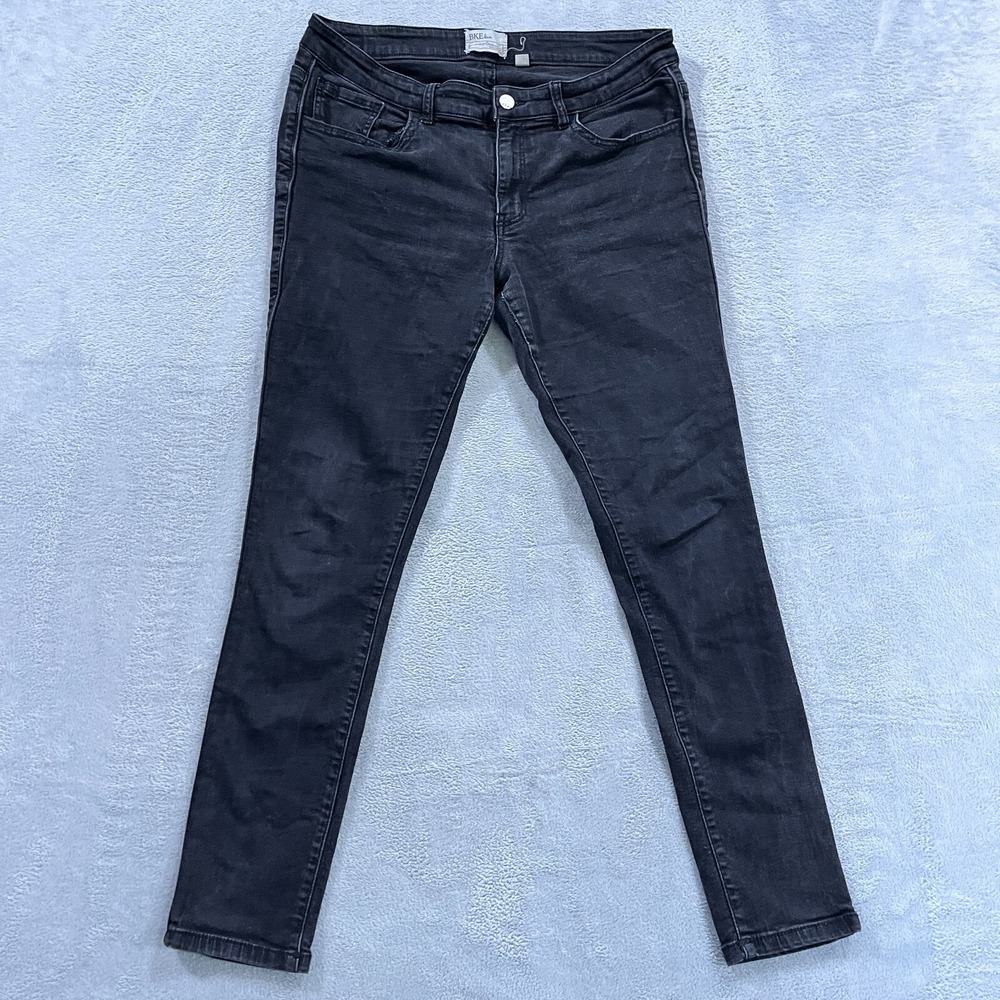 BKE Payton Skinny Jeans Women's 33x31.5 Black Denim Stretch